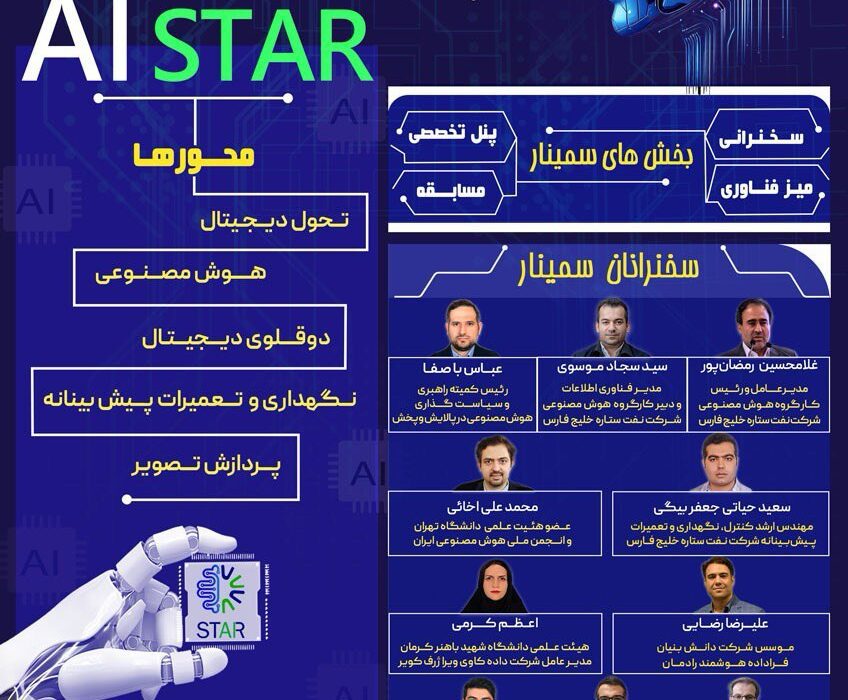 برگزاری سمینار کاربردی سازی هوش مصنوعی در تحول دیجیتال صنایع