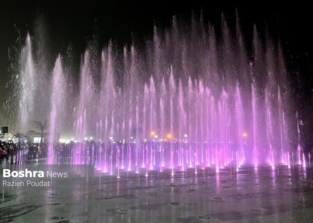 گزارش تصویری؛ افتتاح بزرگترین آبنمای کف خشک جنوب کشور در بندرعباس