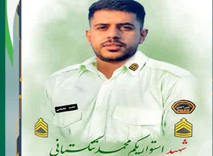 شهادت یکی از مأموران انتظامی استان هرمزگان