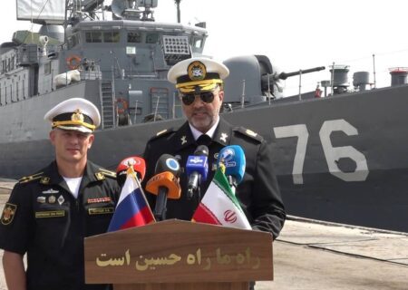 برگزاری رزمایش مرکب دریایی ایران و روسیه در دریای عمان