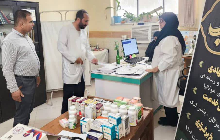 ارائه خدمات پزشکی و درمانی رایگان به ۲۴۰ نفر در دهستان بندرمقام