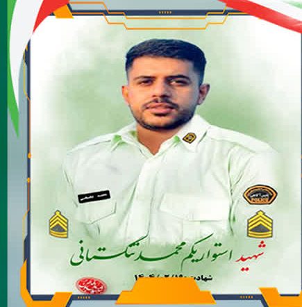شهادت یکی از مأموران انتظامی استان هرمزگان