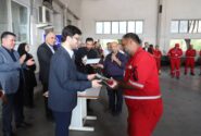 قدردانی معاون وزیر از ایثارگری آتش‌نشانان پالایشگاه نفت بندرعباس در حادثه اسکله شهیدرجایی