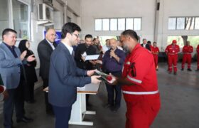 قدردانی معاون وزیر از ایثارگری آتش‌نشانان پالایشگاه نفت بندرعباس در حادثه اسکله شهیدرجایی