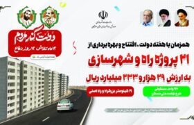 ۲۱ پروژه راه و شهرسازی در مناطق مختلف استان هرمزگان آماده بهره‌برداری است