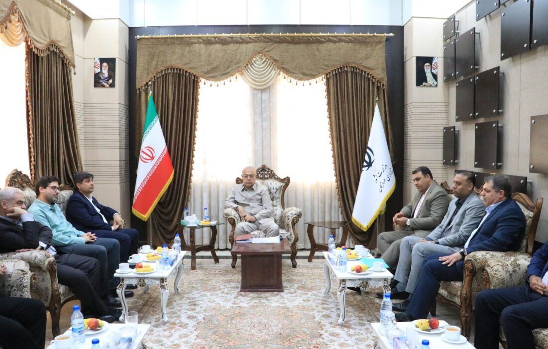 دیدار مدیرعامل گروه فولاد مبارکه با استاندار هرمزگان و بررسی ظرفیت‌های اقتصادی استان
